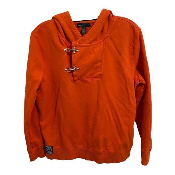LRL Laurel Jeans Company Ralph Lauren Orange Hoodie - Picture 1 of 8